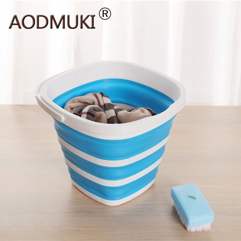 

10L Storage Outdoor Portable Folding Bucket for Wash Car/camping tools supplies/tourism/Fishing equipment/kitchen bathroom items