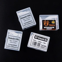 Kit de reconstruction d'outils de bricolage pour Caliburn G KOKO Prime, Kit de dosettes de tête de bobine 0,8 ohm, batterie de Vape, cartouche 2ml, accessoires de vaporisateur, nouvelle collection 