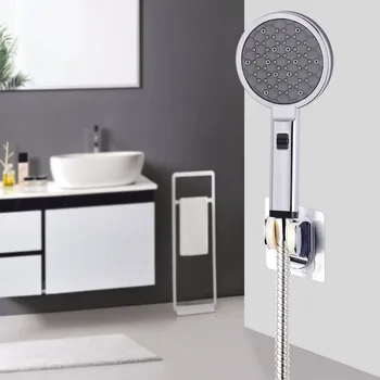 

2 Function Round 3D & Mirror Face Bathroom Massage Handhold Rain Shower Head