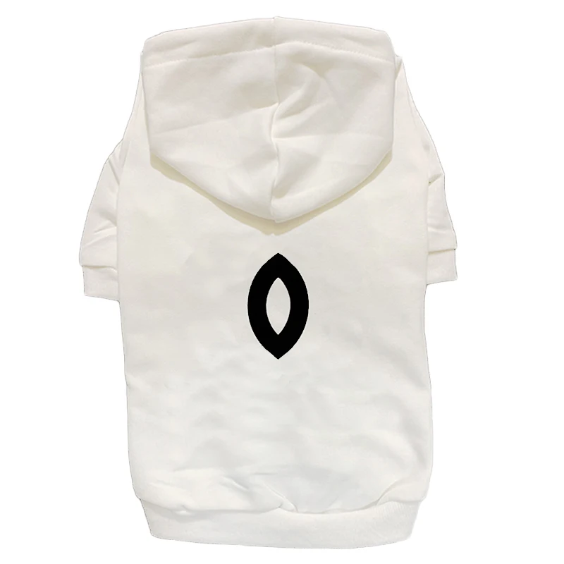 White Хлопковая кофта с капюшоном для домашнего животного для детей Одежда для маленьких собак французский толстовки "Бульдог" Чихуахуа костюм для мопса PC1304 - Цвет: White