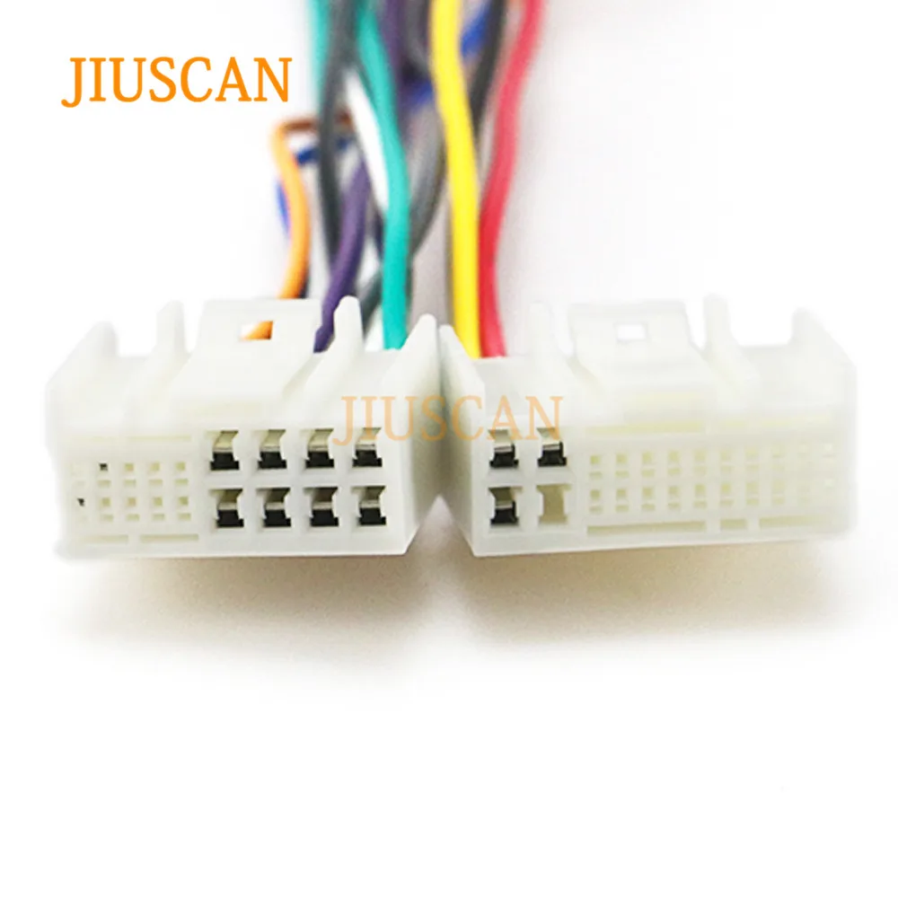 JIUSCAN 12-133 ISO радио жгут проводов адаптер Разъем для HYUNDAI 2009+(выберите модели) для KIA 2010+(выберите модели