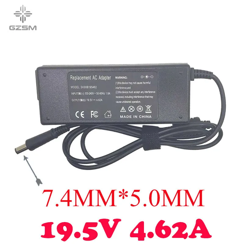 HSW 19 5 V 4.62A адаптер переменного тока питания для ноутбука подзарядка Dell Inspiron N5030 N5110