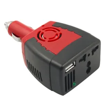 1 шт. прикуриватель питания 150 Вт 12 В постоянного тока до 220 В переменного тока автомобильный инвертор адаптер с USB зарядное устройство Порт Прямая