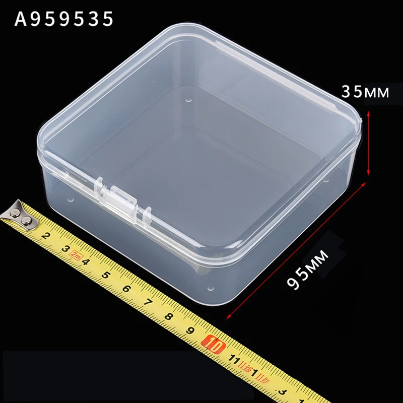 Plastic Box for Coins, Business Card, ID Card, Desk Tiny sundries Clips, Beads Craft small Accessories
