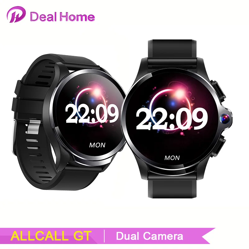Смарт часы Allcall Awatch GT 1 6 дюйма TFT IPS BT4.0 Face ID двойная камера 3 ГБ 32 аккумулятор 1260 мАч
