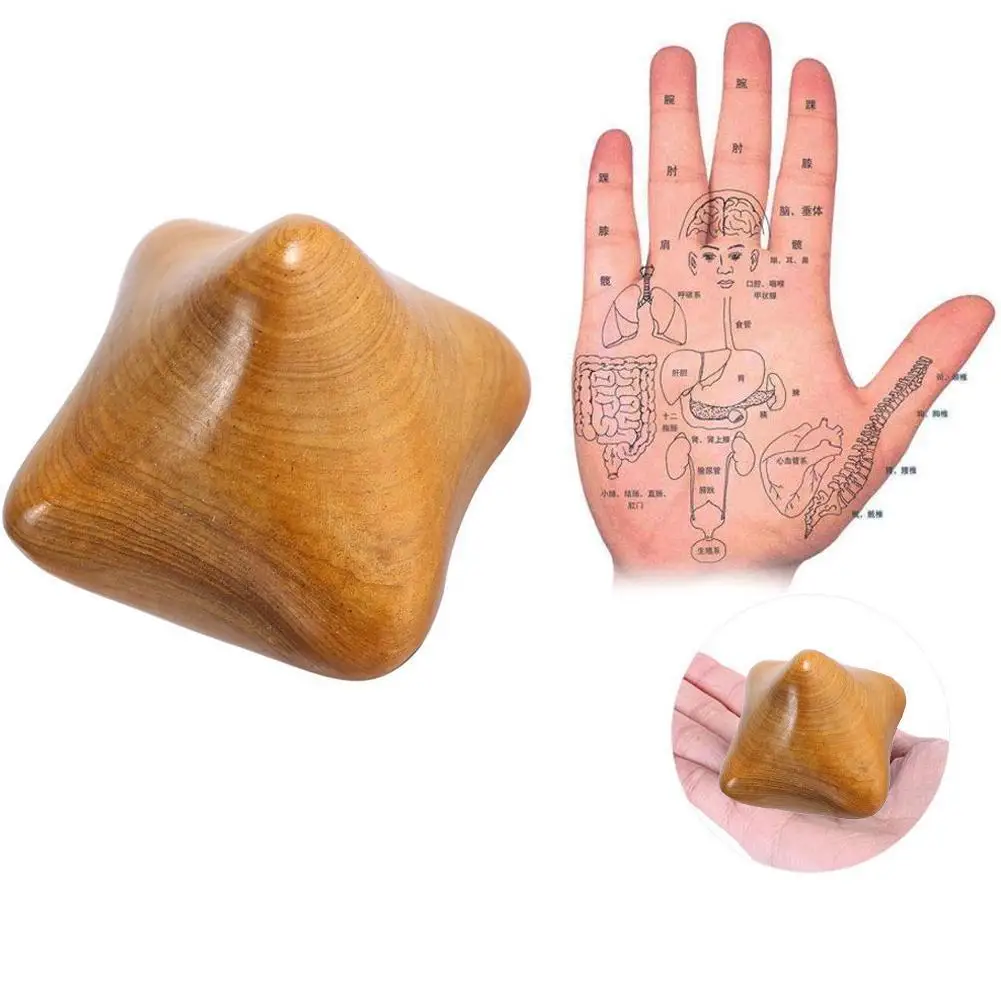 Вьетнам ароматный деревянный рефлексологический Роликовый Массажер шиацу для