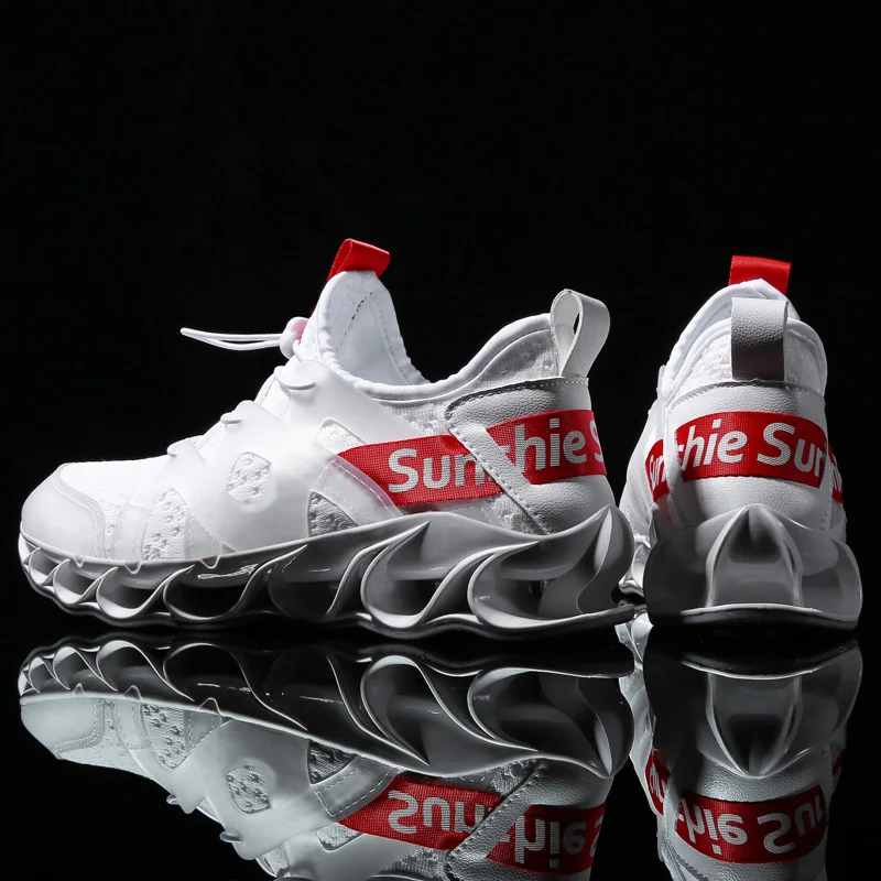 

Breathable Running Shoes for Men Balde Cushioning Sports Shoes Big Size Outdoor Walking Jogging Athletics Sneakers Zapatills