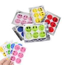 60 шт. патчи улыбающееся лицо масло цитронеллы комаров убийца Драйв мультфильм наклейка Отпугиватель наклейки-репеленты летние товары для дома