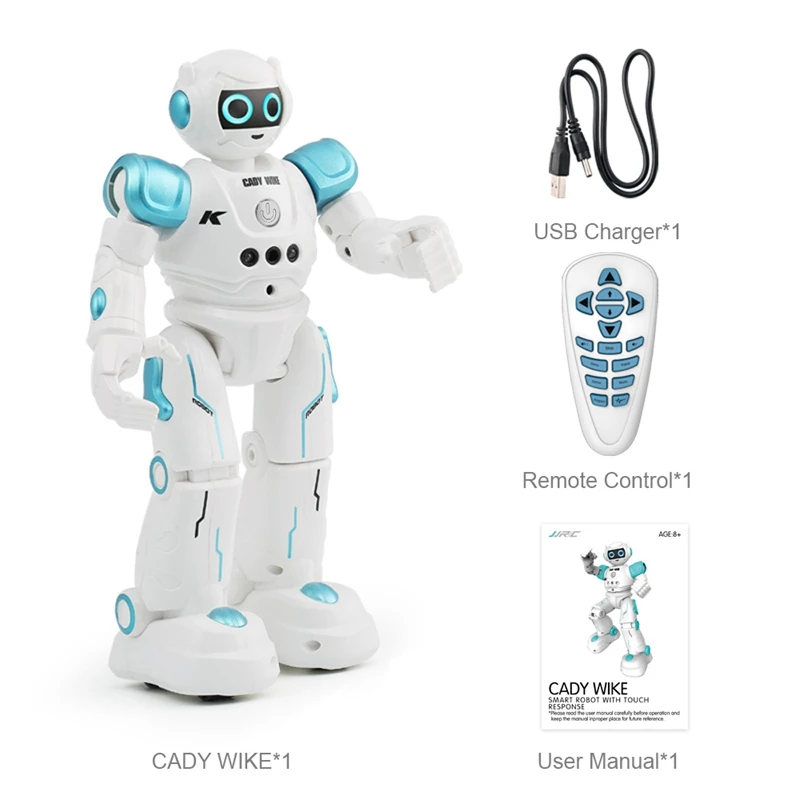 2.4GHZ Remote Control Robot Puzzle Remote Control Smart Touch Gesture Induction Robot Singing And Dancing Children's Smart Toys
