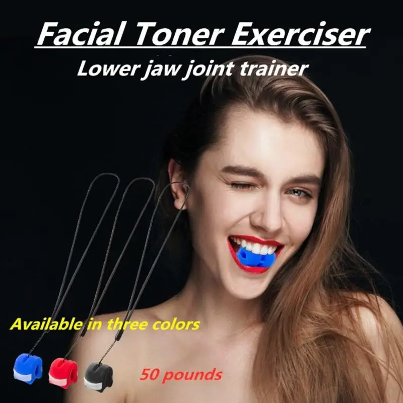 -Gel de sílice de categoría alimentaria para morder y hacer ejercicio, pelota de entrenamiento muscular, pelota para cuello, cara, mandíbula, entrenamiento muscular