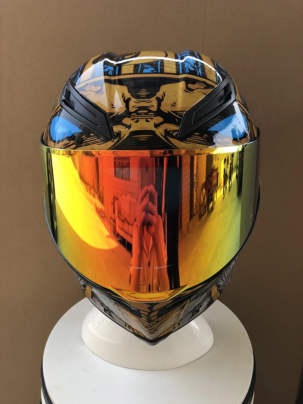 Новое поступление полное лицо 2 Фараона мотоциклетный шлем для верховой езды автомобиля Мотокросс гоночный мотоцикл шлем
