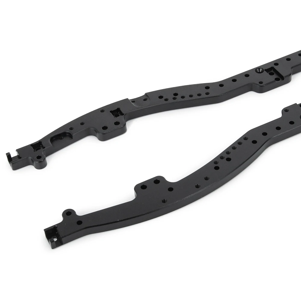 YEAHRUN 1 пара стальные 6x6 Шасси Рама рельсы для осевой SCX10 90046 90047 1/10 Rc Гусеничный