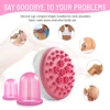 3Pcs Anti Cellulite, Silicone Cupping Cellulite Massage Brush Cellulite Massage Set for Anti Cellulite Anti-Aging 5