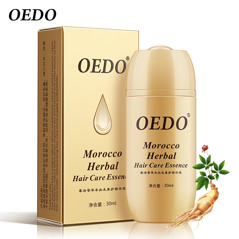€4.37 60% de DESCUENTO|Ginseng de hierbas marroquí esencia de crecimiento del cabello aceite de reparación rápida prevención de la caída del cabello producto reparación rizada seco cuidado del cuero cabelludo-in Productos anticaída del pelo from Belleza y salud on AliExpress