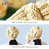 ENJOYFUR Women Winter Knit Beanie Hat Thick Warm Oversize Chunky Winter Slouchy Beanie Hats Ski Cap 5
