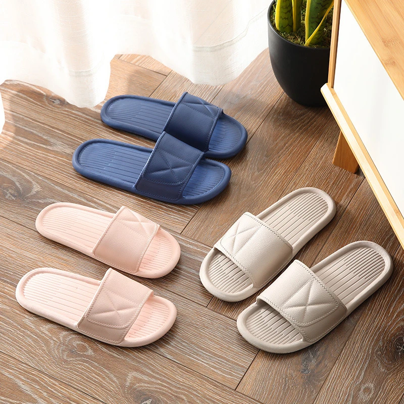 2021 Couples Stylish Adult Sandals Slip-Proof Thick-Soled Indoor Outdoor Slippers Men Flip Flops House Sleepers Shoes Woman Home