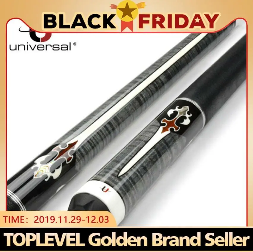 

New Arrival Universal UN111-1 Sculpture Billiard Pool Stick Kit 12.75mm Tip Black 8 Handmade Durable For Athletes China 2019