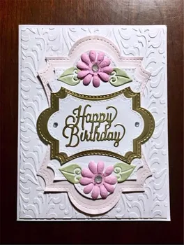 

InLoveArts Hollow Frame Background Dies Metal Cutting Dies Frame for DIY Scrapbooking Card Album Embossing Crafts Die Cut New