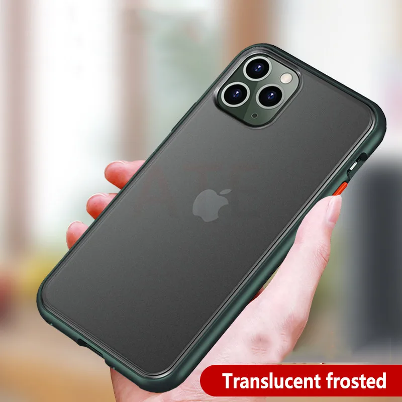 Противоударный прозрачный Гибридный Силиконовый чехол для телефона iPhone 11 Pro Max X Xr Xs Max 8 7 Plus 11 Фирменная прозрачная мягкая задняя крышка