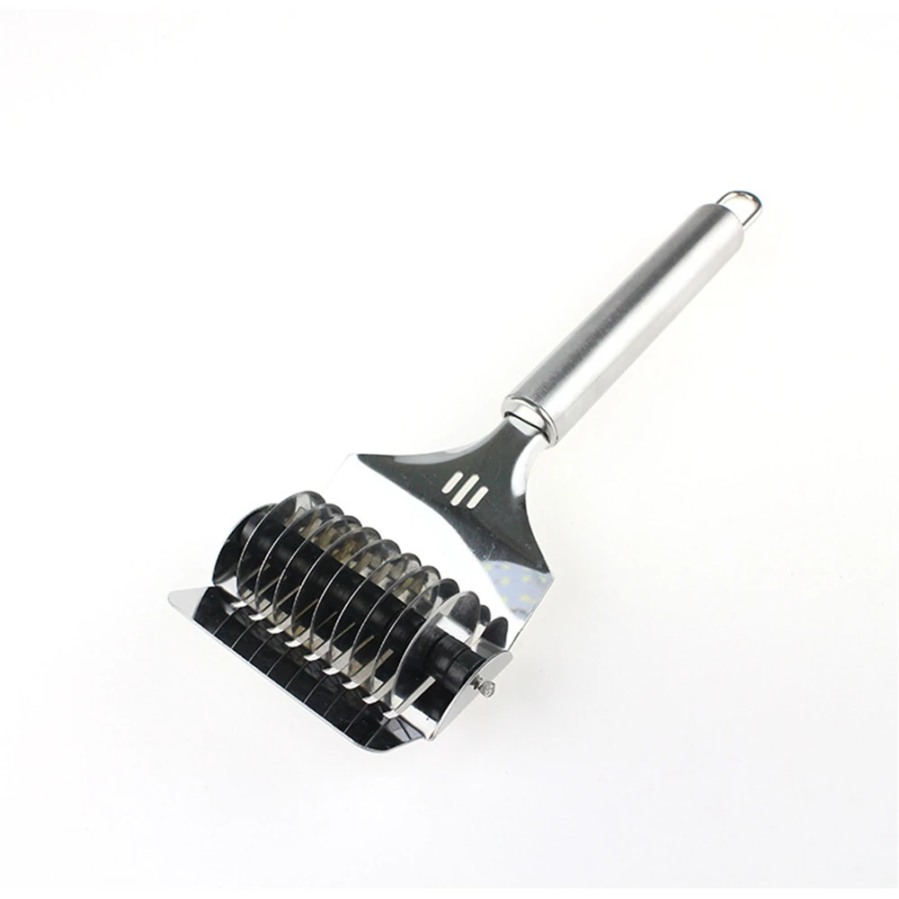 22cm Stainless Steel Manual Noodle Cutter Pasta Slicer Vegetable Onion Garlic Cutters Dough Slicers Household Kitchen Gadgets