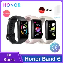 Honor Band 6 CN/GB Version SmartBracelet Multi language 1.47 Inch Swimming Waterproof Fitness Heart Rate Monitoring Music Call
