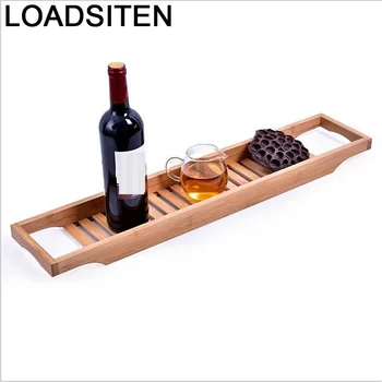 

Contenedor De Bain Tub Shelf Wine Douche Rek Holder for Book Accessories Tablette Plateau Baignoire Tray Bathtub Bath Frame
