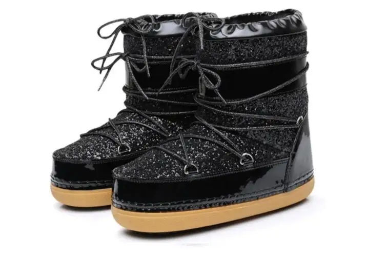 Botas de invierno calidas para mujer botas de nieve zapatos de invierno botas de tobillo для женщин zapatos de invierno botas