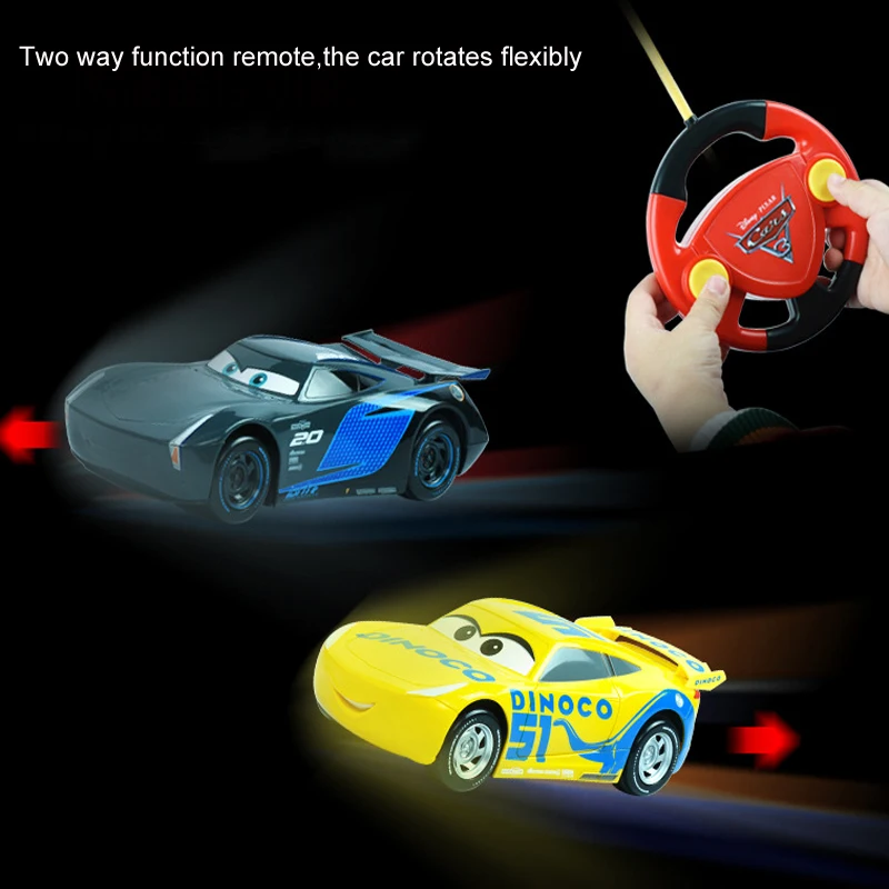 Disney Pixar машина 22 см Jackson Storm автомобиль с дистанционным управлением для детей Молния Маккуин игрушечный автомобиль оттягивающийся автомобиль Круз Рамирез игрушечный транспорт