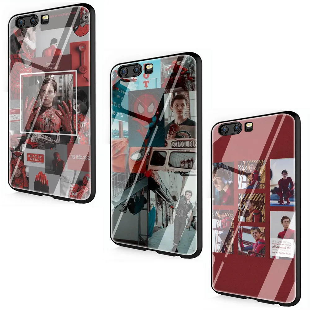 MARVEL обои из закаленного стекла, крышка чехол для Huawei P10 P20 P30 mate 20 Honor 9 10 Lite Pro 7A 8X P Smart