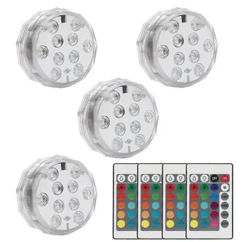 

Led Light With Remote Control Battery Powered Rgb Multi-color Color Waterproof Light For Vase Base Drop Shipping Wholesale Sale