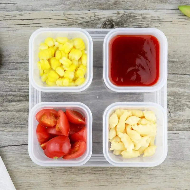 Контейнер для сухого молока для новорожденных, 4 сетки, коробки для пищевых продуктов для новорожденных детей, более гигиеничные, не влияющие на вкус