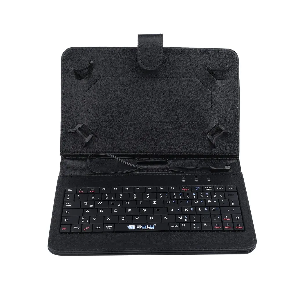  Ultra-Slim 7 Inches Adjustable Tablet Case Keyboard Stand Cover for Android Tablet with Micro USB C