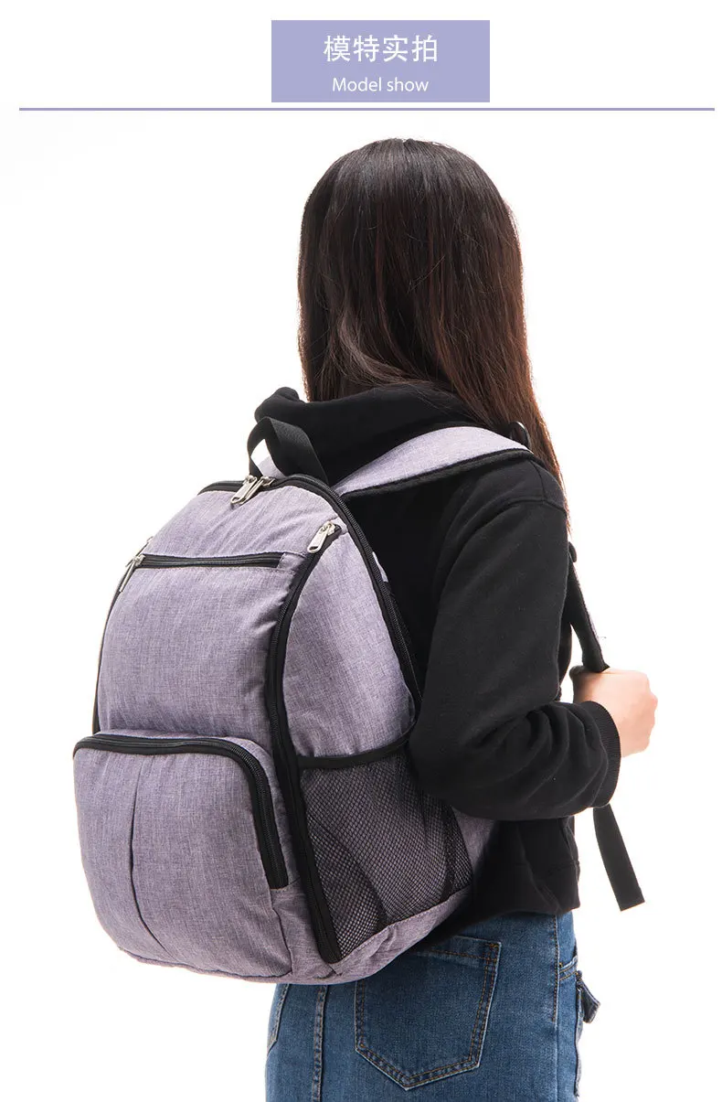 Лидер продаж, сумка для подгузников в Корейском стиле, многофункциональная нейлоновая сумка большого объема, модная сумка для мамы, рюкзак Aiaper
