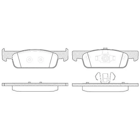 Колодки дисковые передние Renault Clio IV, Dacia Logan II/Sander