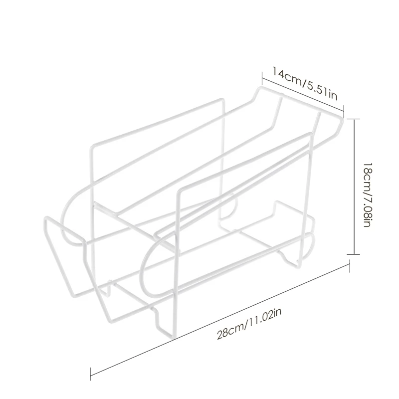 

Hot Sale Cans Beer Cola Kitchen Storage Double-Layer Shelf Desktop Storage Rack For Home Kitchen Tableware Supply