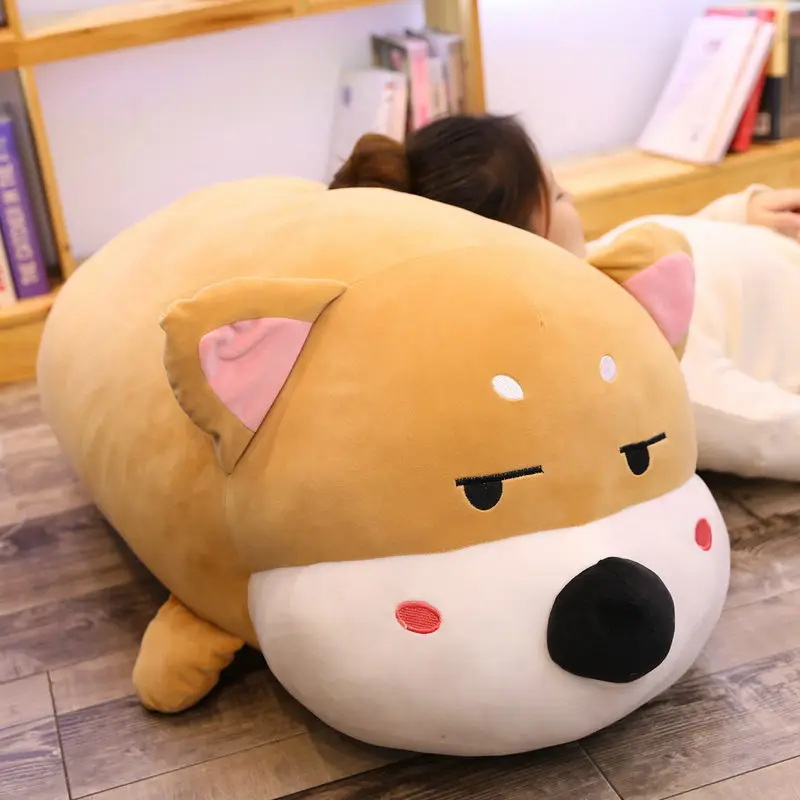 

50-100cm Cute Fat Shiba Inu Plush Toy Stuffed Soft Animal Corgi Chai Pillow Dog Doll Gift for Kids Baby Kawaii Valentine Present