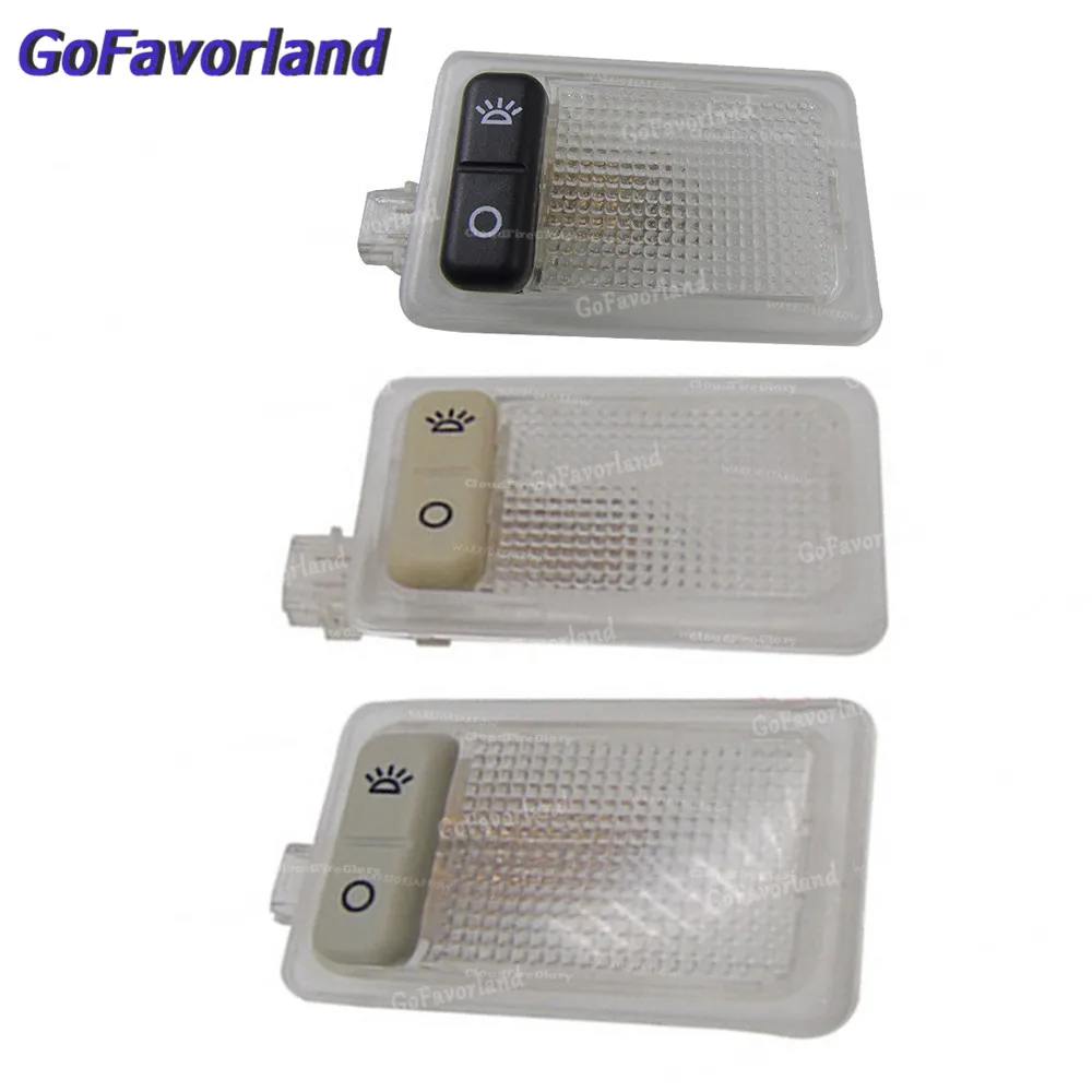

For Focus 2 2005 2006 2007 2008 2009 2010 2011 For Galaxy 2007 Inner Light Sun Visor Roof Reading Lamp With Beige Button