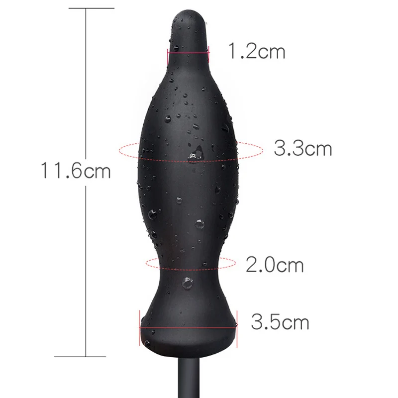 Modun силиконовая надувная Анальная пробка расширитель клизма секс взрослые секс товары Ducha Анальная Насадка На клизму задница Член Анус надувная пробка