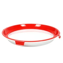 Круглый лоток для хранения пищевых продуктов, пластиковая коробка для упаковки пищевых продуктов, наборы контейнеров для хранения, пластиковый лоток, крышка для пищевых продуктов, MYDING