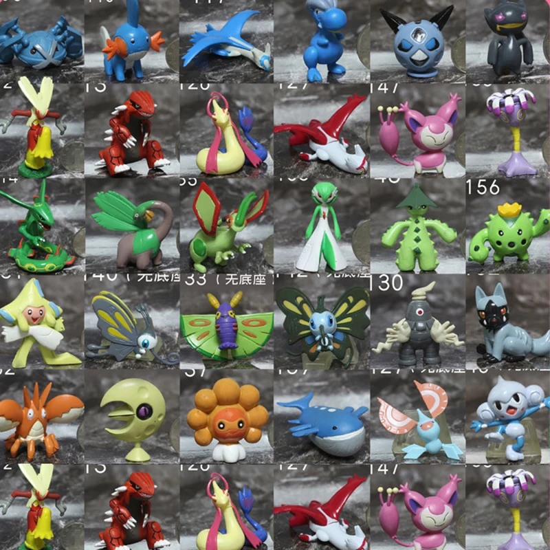 Модель средней фигурки покемона Rayquaza Metagross Beautifly gardog Glalie и другие старые