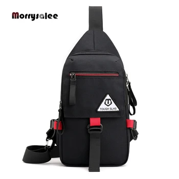 

Men Short Trip Travel Smart Small Backpack Summer Male Casual Shoulder Bags External Anti Theft Chest Bag Oxford High Capacity