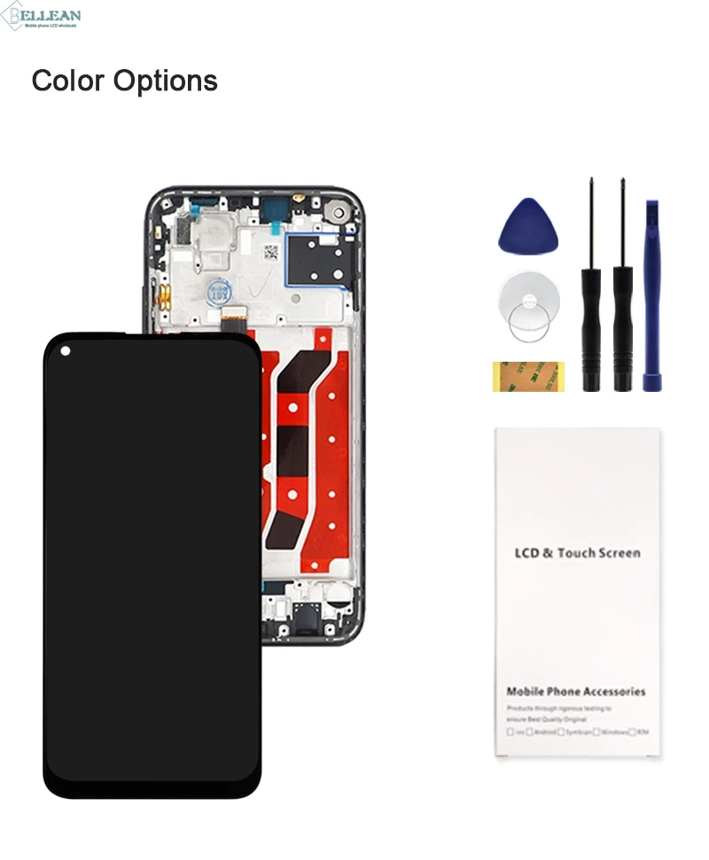 Polegada para Huawei Lcd com Tela de Toque Dinamico Lite Display Digitador Nova 6 se Assembléia Substituição Frete Grátis 6.4 P40 6 LCDs de celular