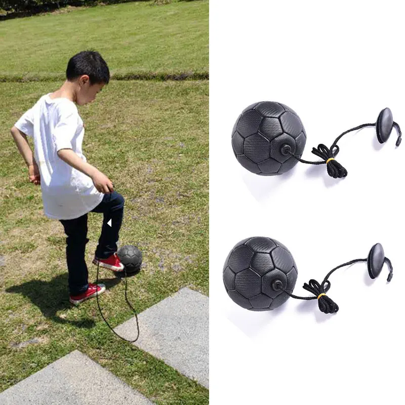 training football on string