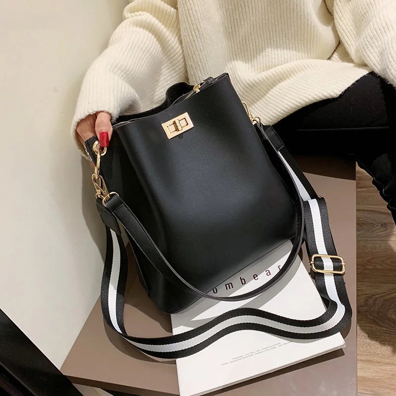 2020 брендовая дизайнерская женская сумка из искусственной кожи, дизайнерская черная винтажная сумка на плечо, Женская Повседневная сумка мессенджер высокого качества|Сумки с ручками| | АлиЭкспресс