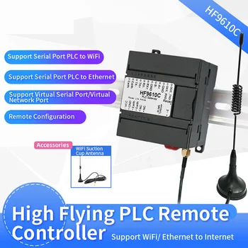 HF9610C PLC a Wifi descarga de Control remoto equipo de monitoreo soporte RS232 RS485 RS422 puerto Serial puerto de red Ethernet