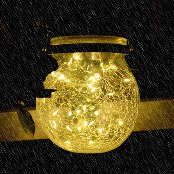 

Solar Lantern LED Suspended Glass Light Outdoor Garden Yard Decoration Christmas Party Solar Lantern,