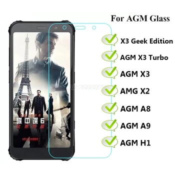 Перейти на Алиэкспресс и купить Закаленное стекло для AGM X3 Turbo X3 Geek Edition, Защитное стекло для экрана для AGM X2 H1 A8 A9, Защитное стекло для телефона ^