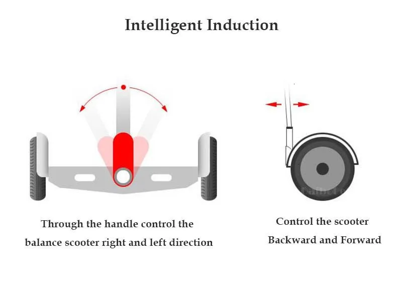 Daibot 2 Wheel Electric Scooter Self Balancing Scooters 10Inch 36V Adult Kid Hoverboard Skateboard With Bluetooth Speaker  (42)