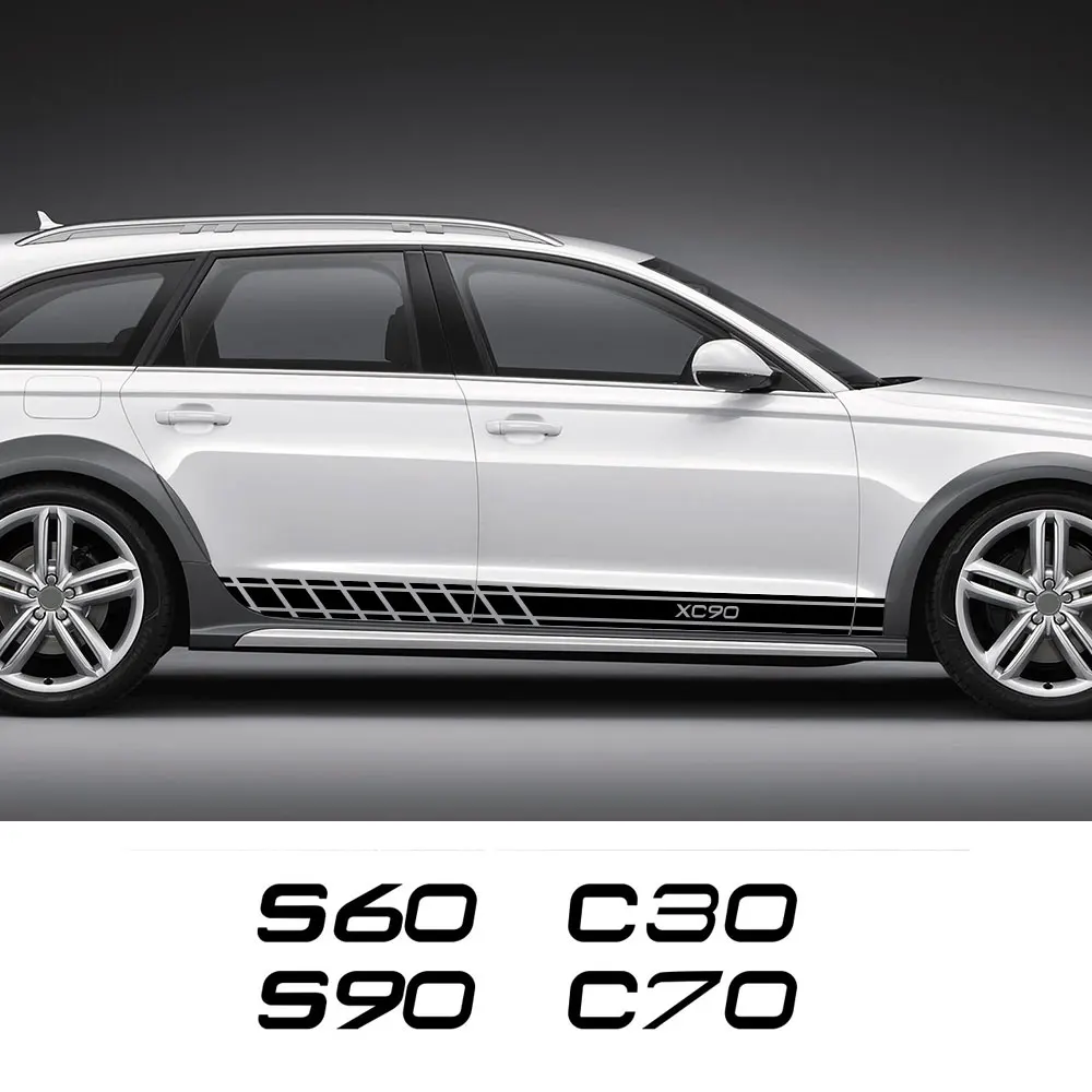 Автомобильные наклейки для Volvo S60 XC90 V40 V50 V60 S90 V90 XC60 XC40 AWD T6 C30 C70 S40 S80 V70 XC70 |