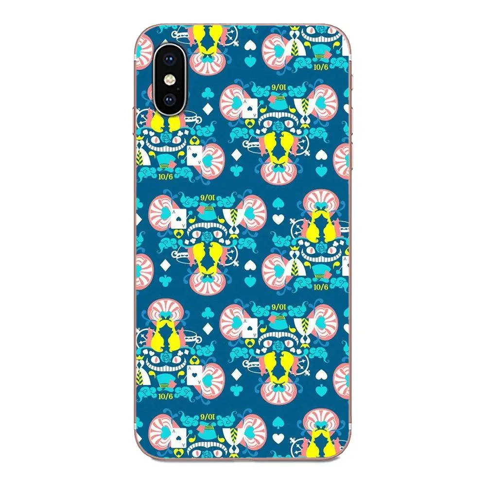 Для huawei Honor mate Nova Note 20 20s 30 5 5I 5T 7C 8A 8X9X10 Pro Lite Play мягкий, роскошный, из ТПУ в стиле панк «Алиса в стране чудес»
